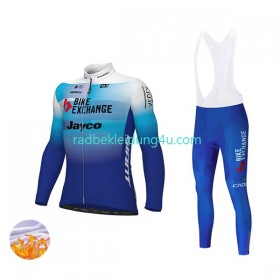 Trägerhose Lange Winter Thermal Fleece 2022 Team BikeExchange-Jayco N003